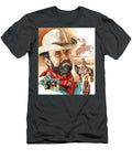 Home on the Range Portrait of a Cowboy Chris Calle T-Shirt