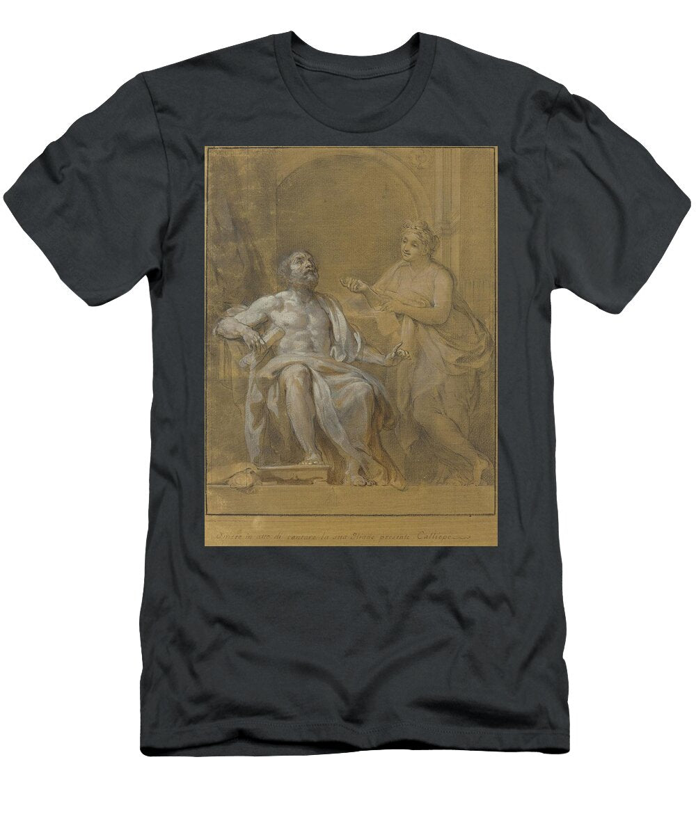 Homer and Calliope C Tommaso Conca T-Shirt