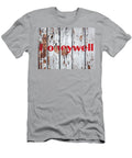 Honeywell Brand Logo Peeling Paint on Wood Wall Design Turnpike T-Shirt