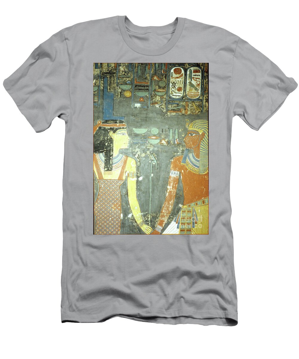 Horemheb and Isis From the Tomb of Horemheb Egyptian 18th Dynasty T-Shirt