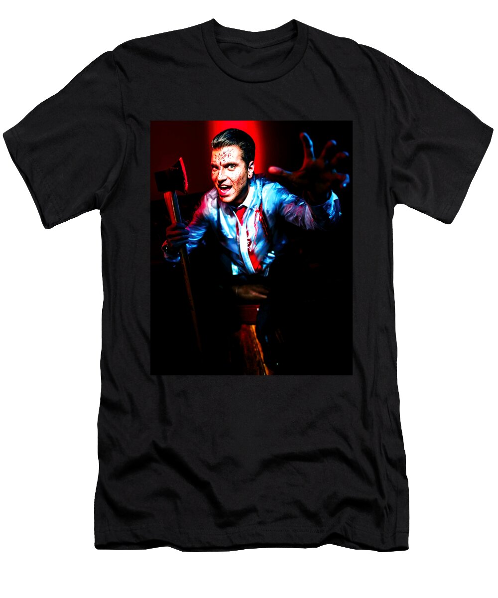 Horror Man with Axe Ap11 Astrina Putri T-Shirt