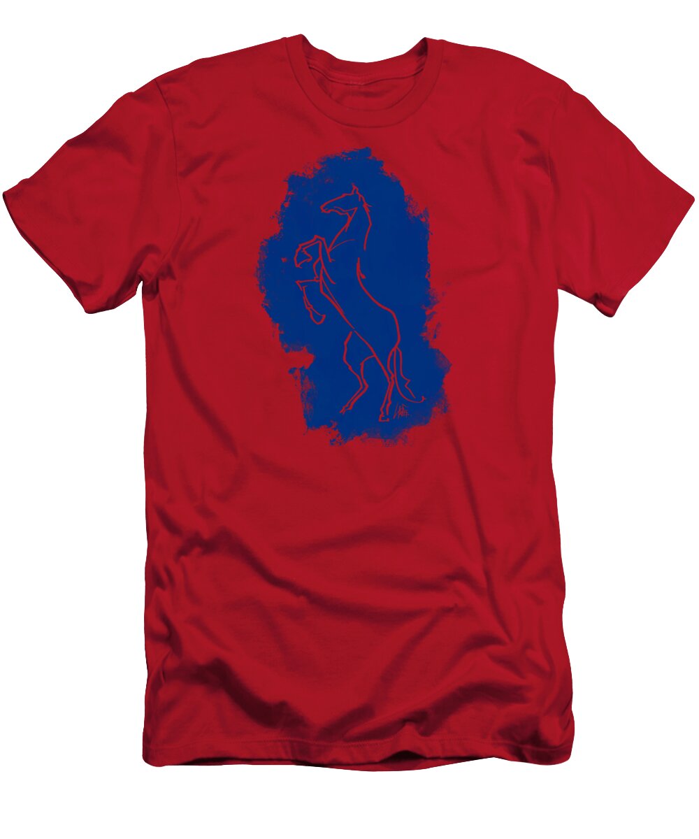 Horse Gesture Sketch John Lafree T-Shirt