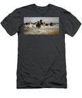 Horses Bathing in the Sea Lucy Kemp Welch T-Shirt