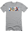 Houston License Plates Collage Delphimages Photo Creations T-Shirt