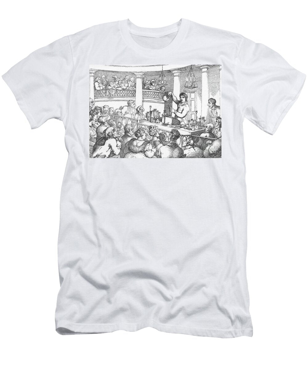 Humphrey Davy Lecturing 1809 Science Source T-Shirt