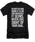 Hustle Never Lose Sight of Your Goal Motivational Matthew Chan T-Shirt