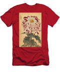 Hybrid Crimson and White Spoon Chrysanthemum Keika Hasegawa T-Shirt