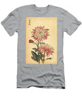 Hybrid Variegated White and Pink Chrysanthemum Keika Hasegawa T-Shirt