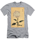 Hybrid White and Purple Pompon Chrysanthemum Keika Hasegawa T-Shirt