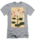 Hybrid White and Scarlet Chrysanthemum Keika Hasegawa T-Shirt