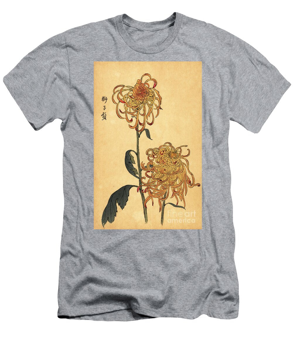 Hybrid Yellow and Orange Spider Chrysanthemum Keika Hasegawa T-Shirt