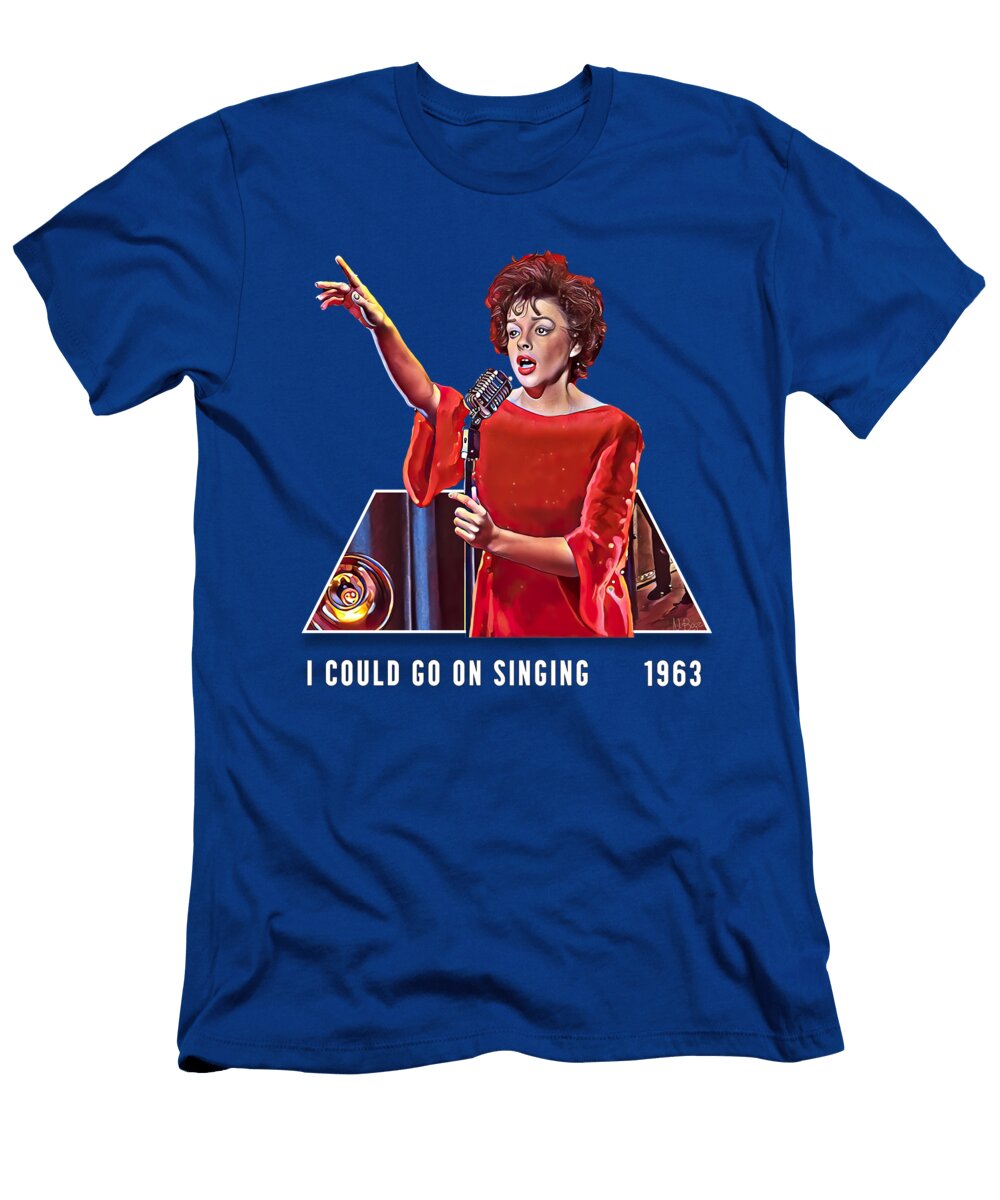 I Could Go on Singing 1963 3d Movie Poster Stars on Art T-Shirt