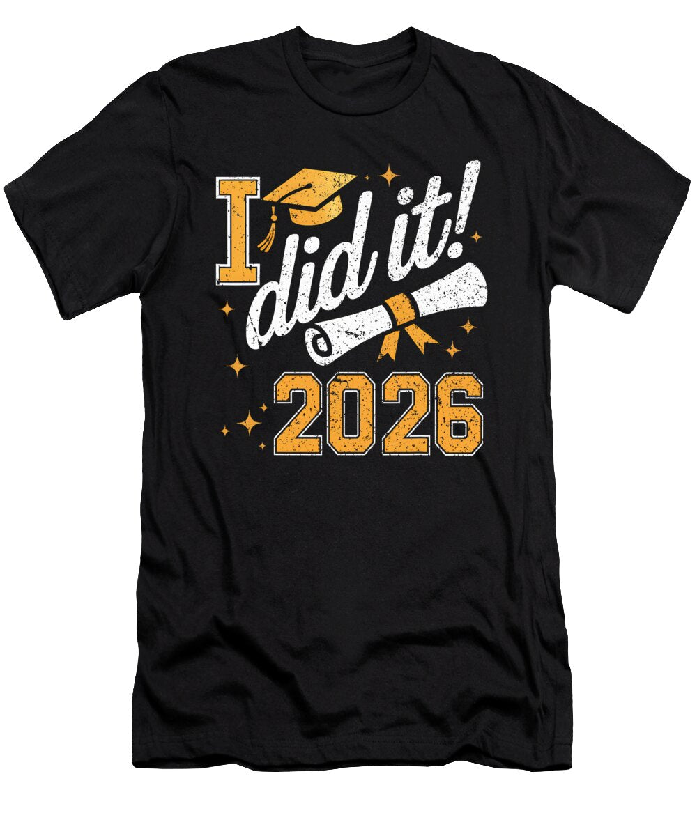 I Did It Graduation 2026 Graduate Class of 2026 Coami Tacti T-Shirt