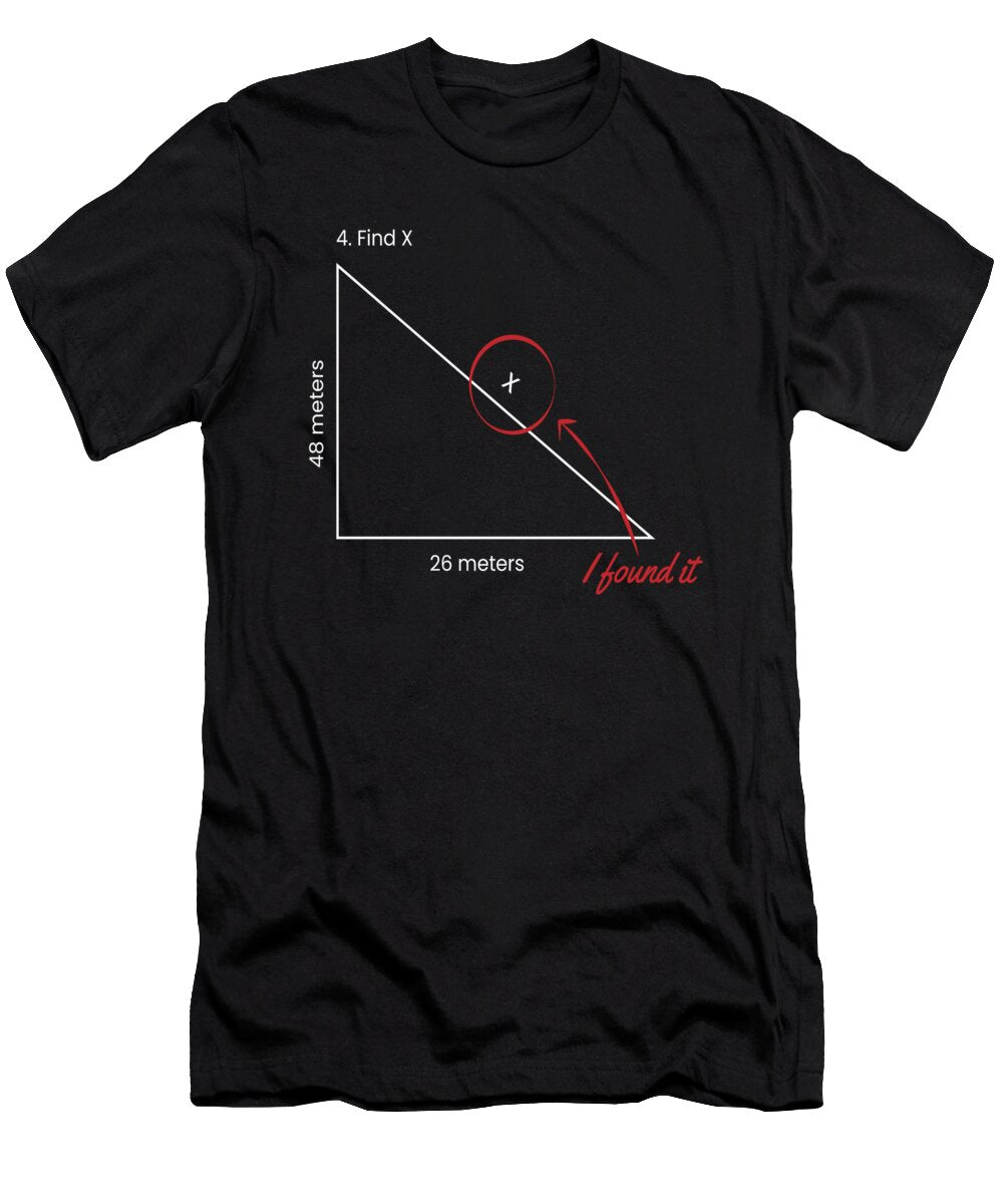I Found It Mathematic Math Mooon T-Shirt
