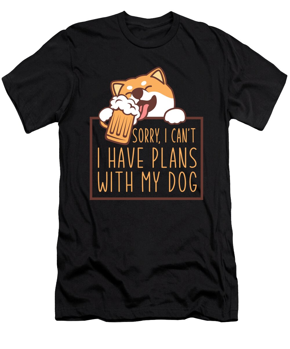 I Have Plans with My Dog Japanese Dog Shiba Inu Gift Thomas Larch T-Shirt