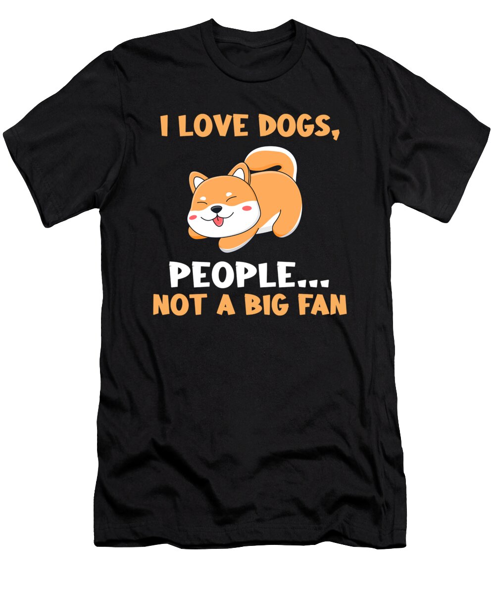 I Love Dogs Shiba Inu Japanese Dog Breed Puppy Gift Thomas Larch T-Shirt