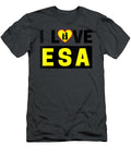 I Love Esa Empowerment Scholarship Yellow Logo Clint Taleen T-Shirt