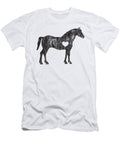 I Love Horses Black Rider Cowboy Cowgirl Jockey Henry B T-Shirt