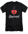 I Love Sleepovers Popcorn Movie Night Slumber Party Design Noirty Designs T-Shirt