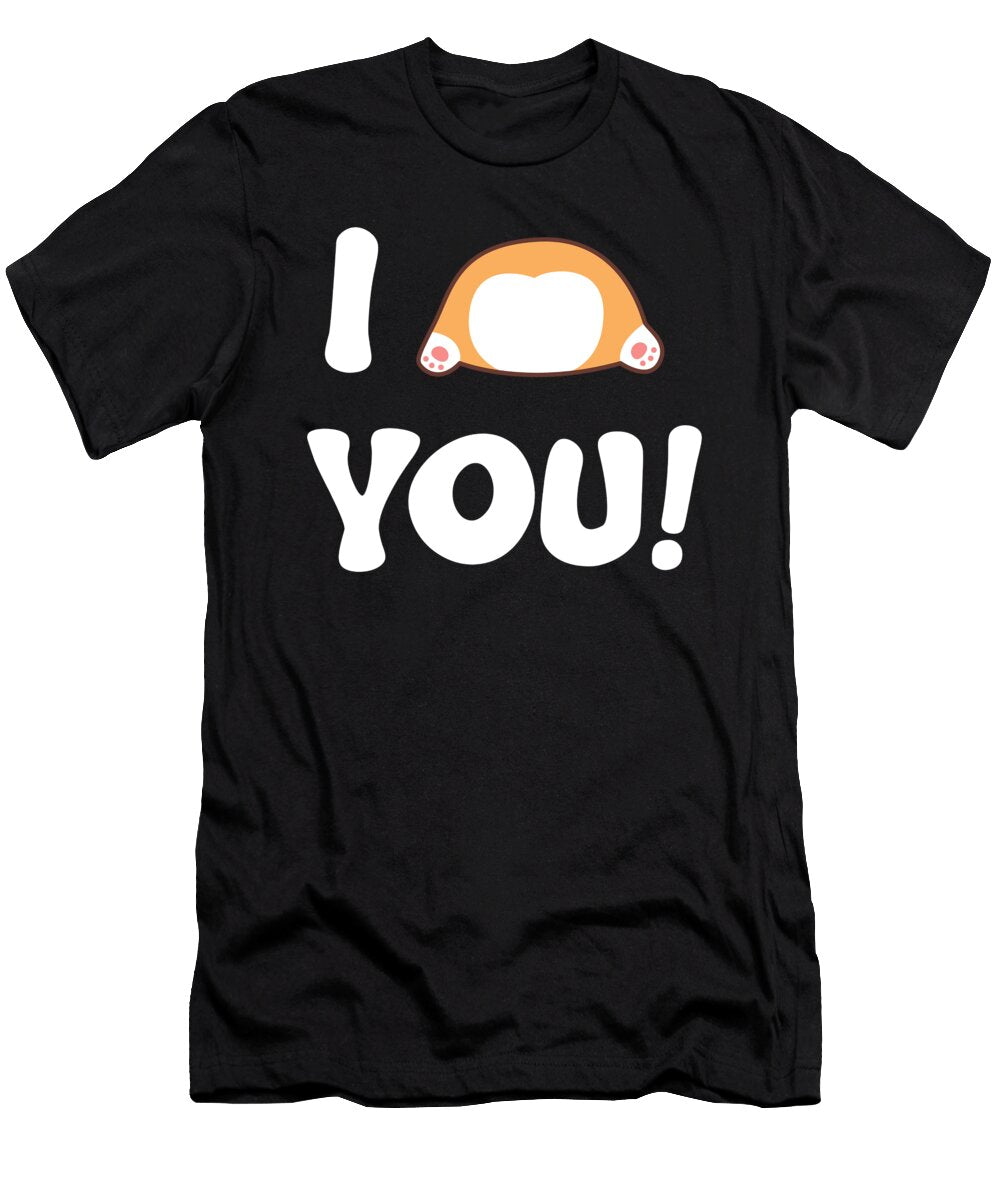 I Love You Pembroke Welsh Corgi Pet Dog Owner Gift Thomas Larch T-Shirt