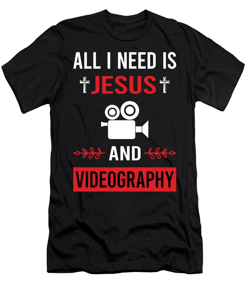 I Need Jesus Videography Videographer Petrona Romero T-Shirt