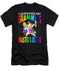 I Survived My Grammies Masters Degree Unicorn Graduation Graduate Thepassionshop T-Shirt