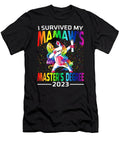I Survived My Mamaws Masters Degree 2023 Unicorn Graduation Graduate Thepassionshop T-Shirt