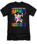 I Survived My Mamaws Masters Degree Unicorn Graduation Graduate Thepassionshop T-Shirt