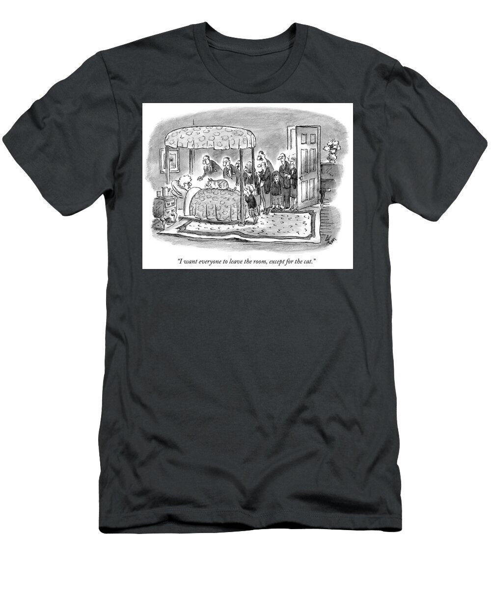 I Want Everyone to Leave the Room Except for the Cat Frank Cotham T-Shirt