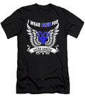 I Wear Blue for Colon Cancer Awareness Jacob Zelazny T-Shirt