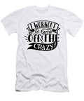 I Workout to Burn Off the Crazy Funny Quote Gym Addict Sweet Birdie Studio T-Shirt