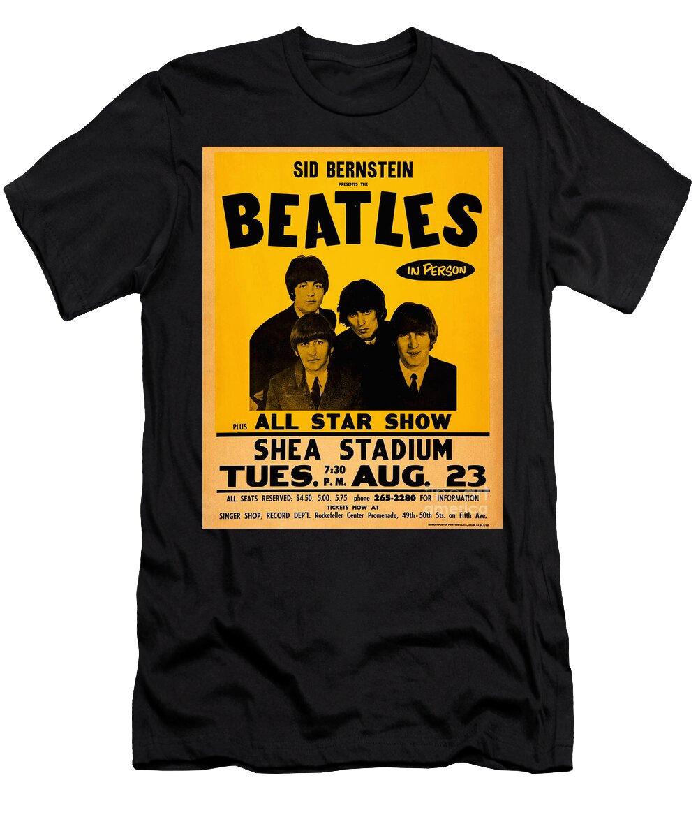 Iconic Band Live At Shea Stadium the Beatles T-Shirt