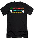 Id Rather Be Playing Dominoes Tiles Puzzler Gift Thomas Larch T-Shirt