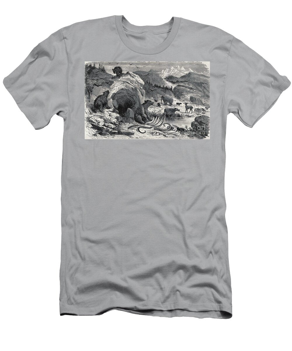 Ideal Landscape in the Quaternary Epoch Z1 Historic Illustrations T-Shirt