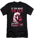 If You Want to Fly Eagle Gym Hustle Success Motivational Matthew Chan T-Shirt