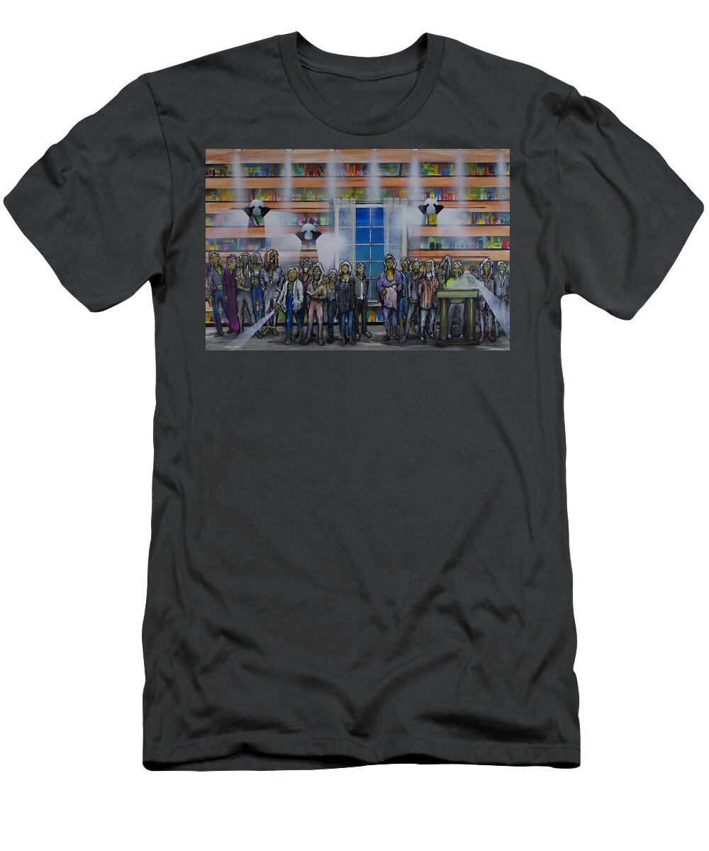 Illuminated Library Lecture Greg Lamont T-Shirt