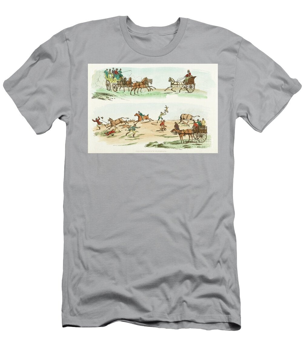 Illustration of Chaos in the Hunt From Sporting Sketches 1817 1818 By Henry Alken 1784 1851 Henry Alken T-Shirt