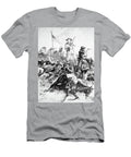 Illustration of the Battle of Little Bighorn 25th June 1876 Alfred Rudolph Waud T-Shirt