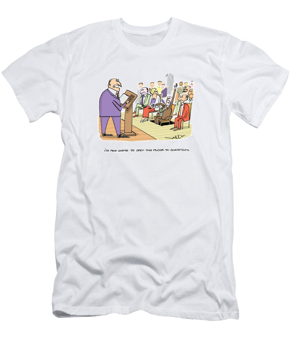 Im Now Going to Open the Floor to Questions Wilbur Dawbarn No Index T-Shirt