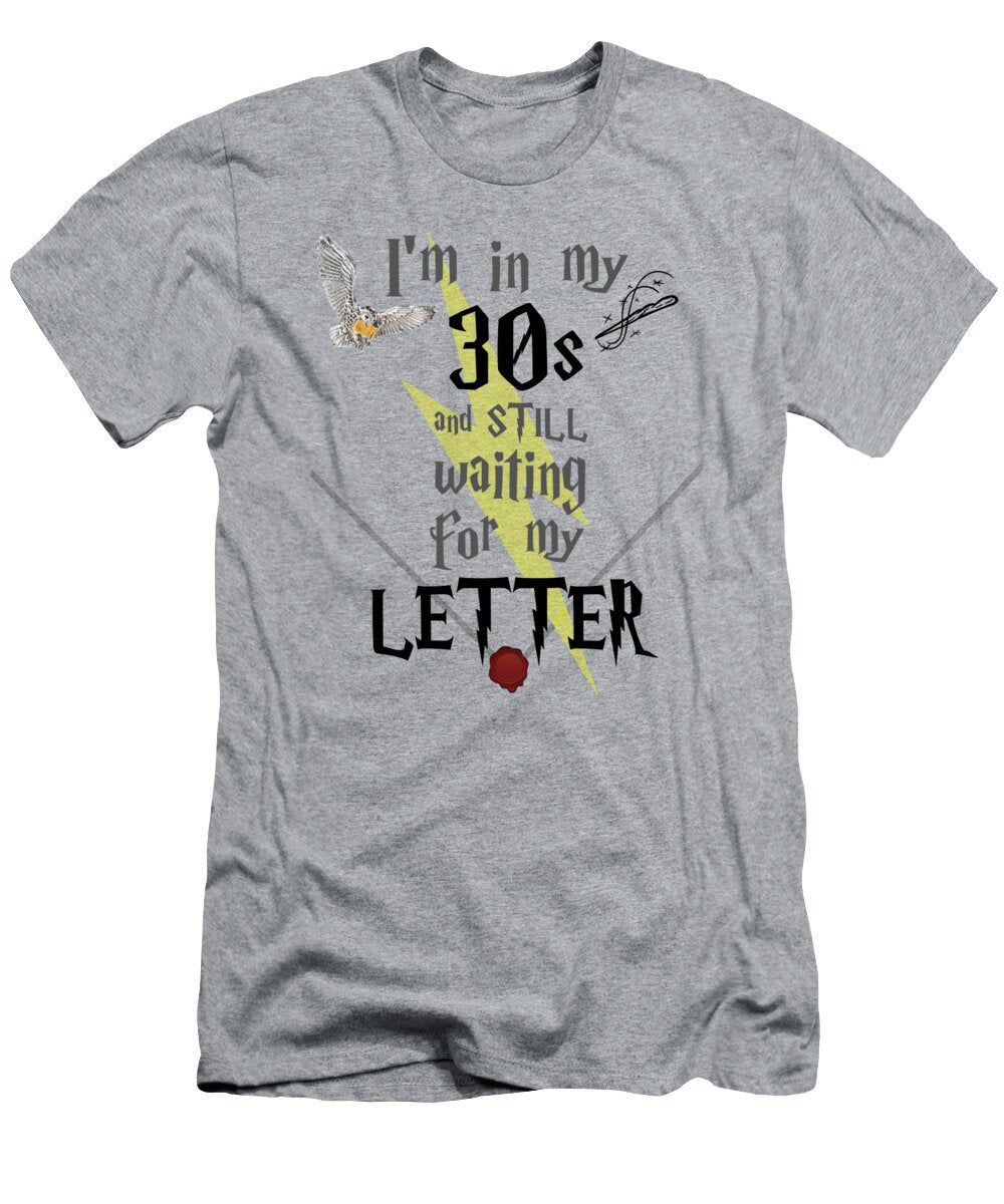 In My 30s Waiting for Magic Black Text Doai Tru Le T-Shirt