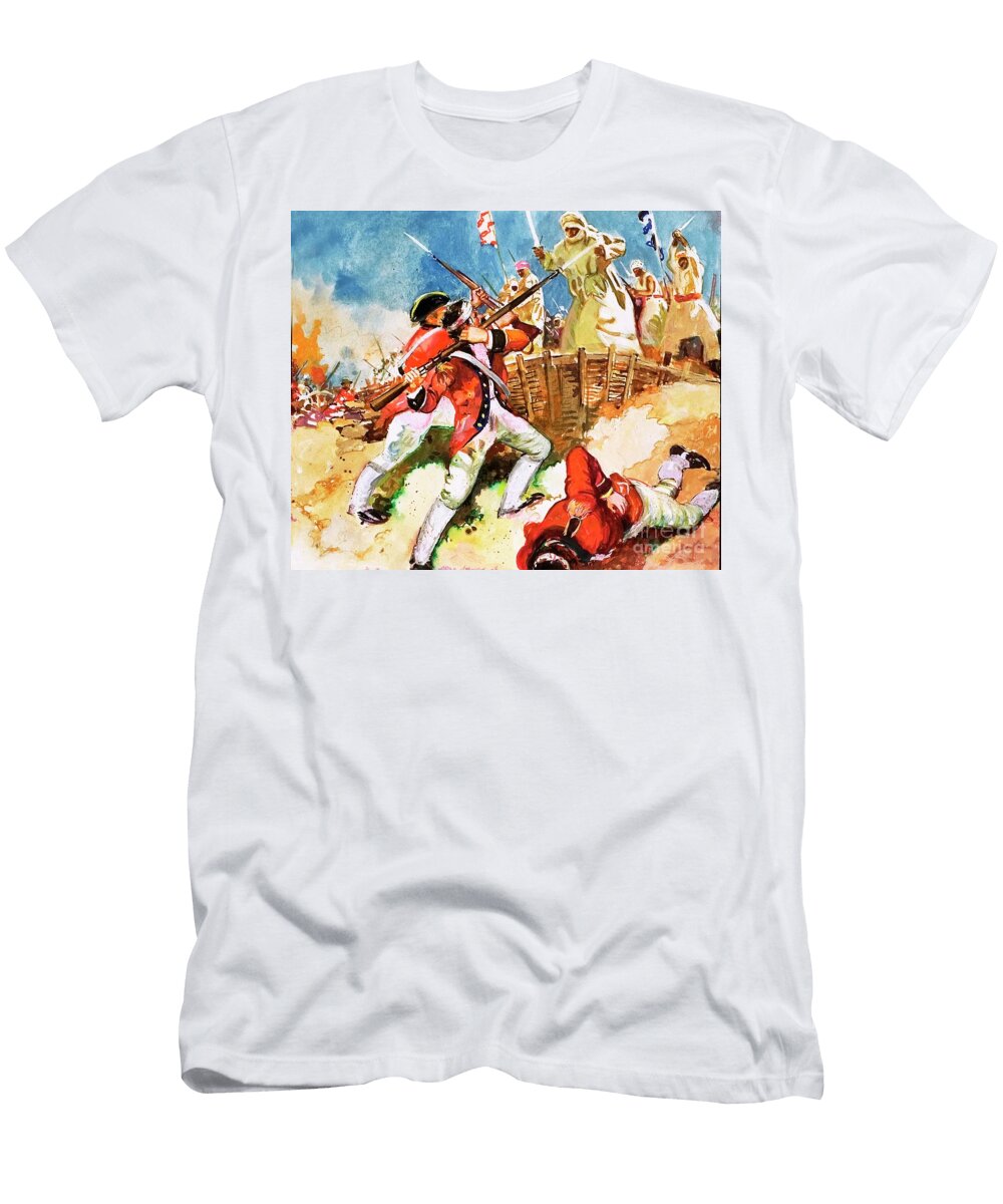Indian Attack on the Garrison At Calcutta Jose Miralles T-Shirt
