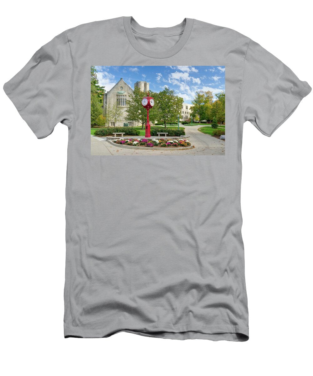 Indiana University Landmark Campus Clock Ken Wolter T-Shirt