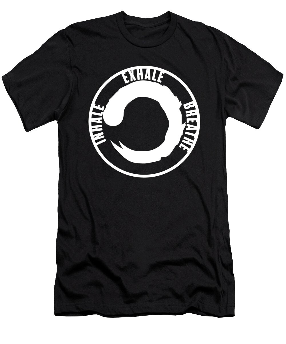 Inhale Exhale Repeat Yoga Buddhism Meditation Zen Gift Thomas Larch T-Shirt
