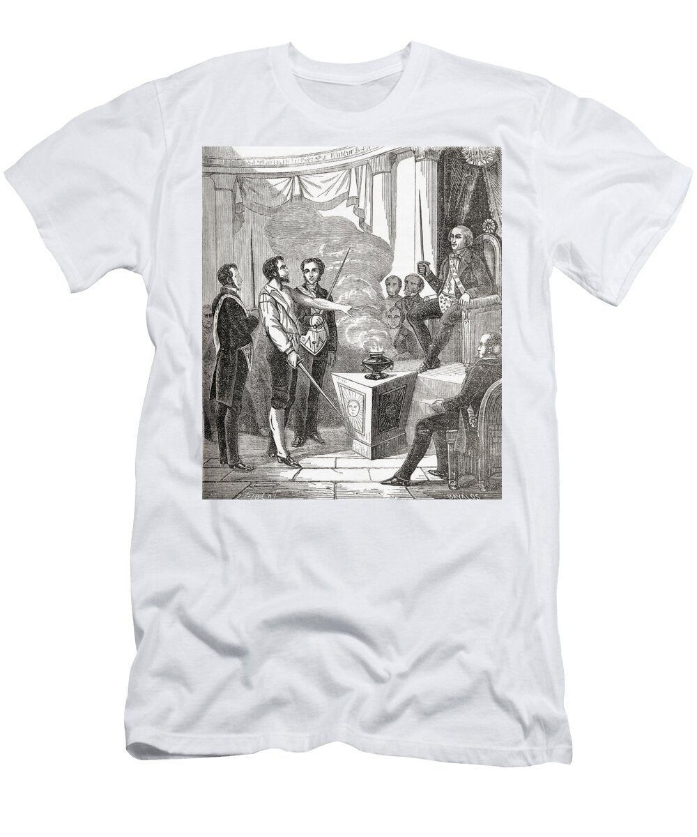 Initiation of a French Mason Into the Ken Welsh T-Shirt