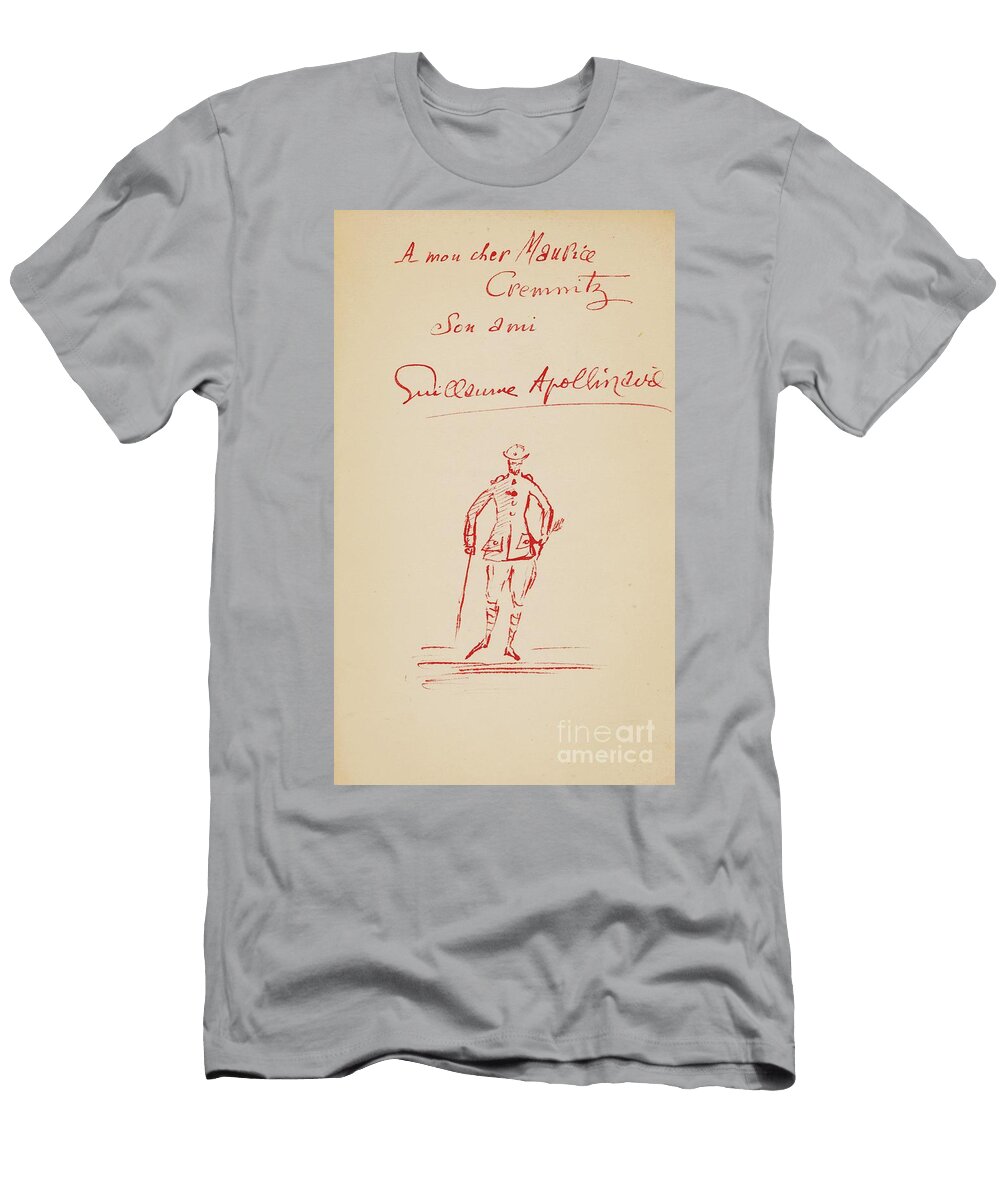 Inscription to Maurice Cremnitz From Le Pote Assassin 1916 Guillaume Apollinaire T-Shirt