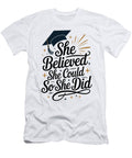 Inspirational Graduation Typography Joanna Redesiuk T-Shirt