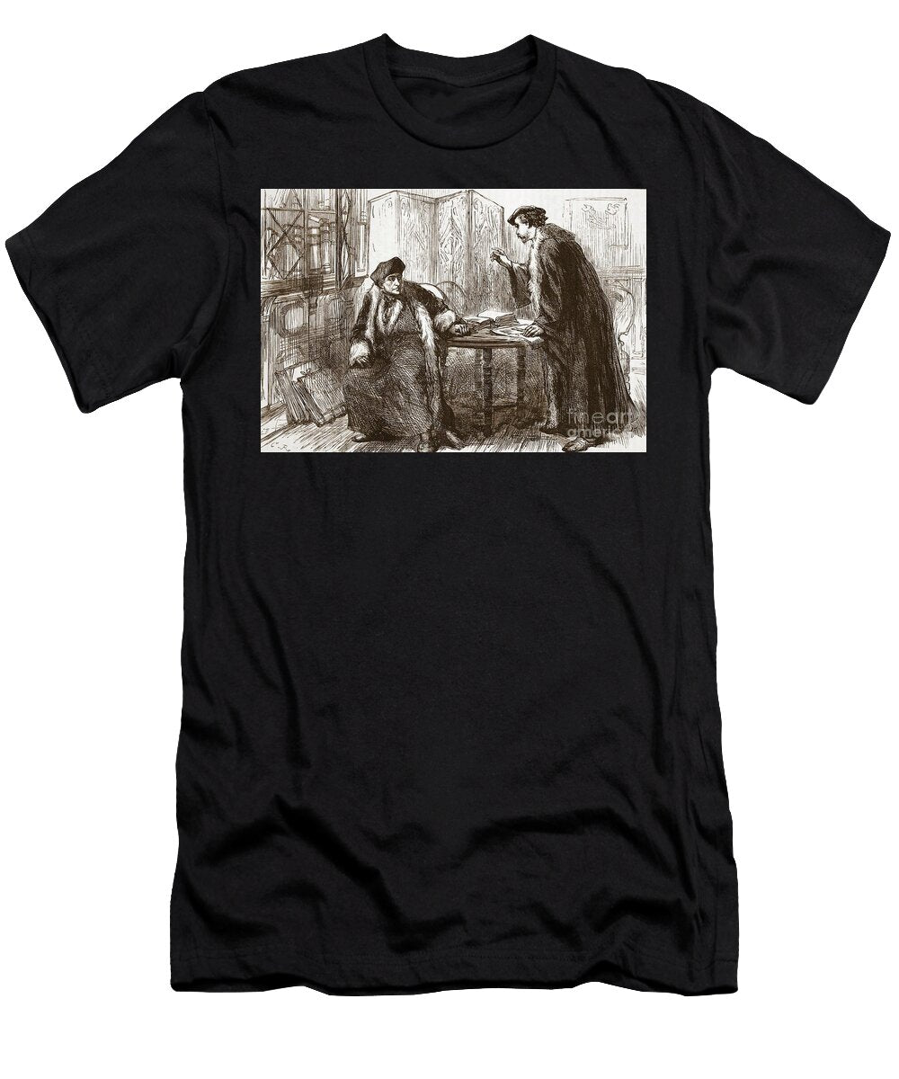 Interview Between Erasmus and Calvin English School T-Shirt
