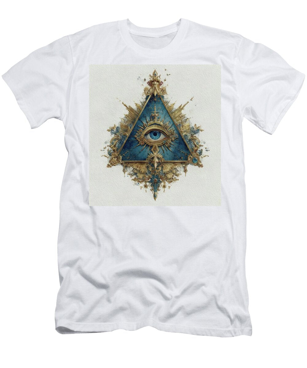 Intricate All Seeing Eye Freemasonic Pierre Blanchard T-Shirt