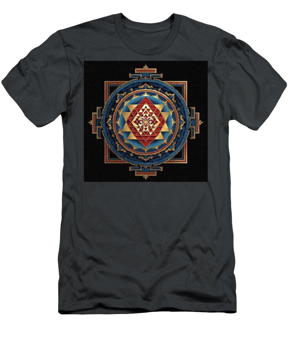 Intricate Geometric Mandala Design Pierre Blanchard T-Shirt