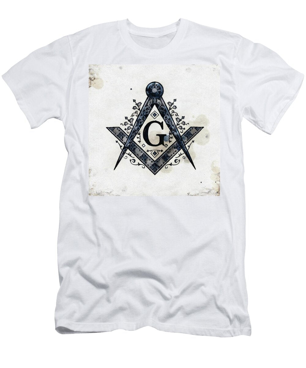 Intricate Masonic Symbol Design Pierre Blanchard T-Shirt